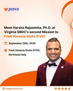 Meet Harsha Rajasimha, Ph.D. at Virginia SBDC's second Mission to Friuli Venezia Giulia (FVG)